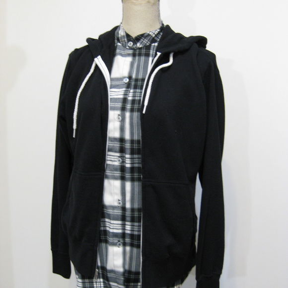 JET by John Eshaya Black Layered Shirt Size M/L - Picture 7 of 8